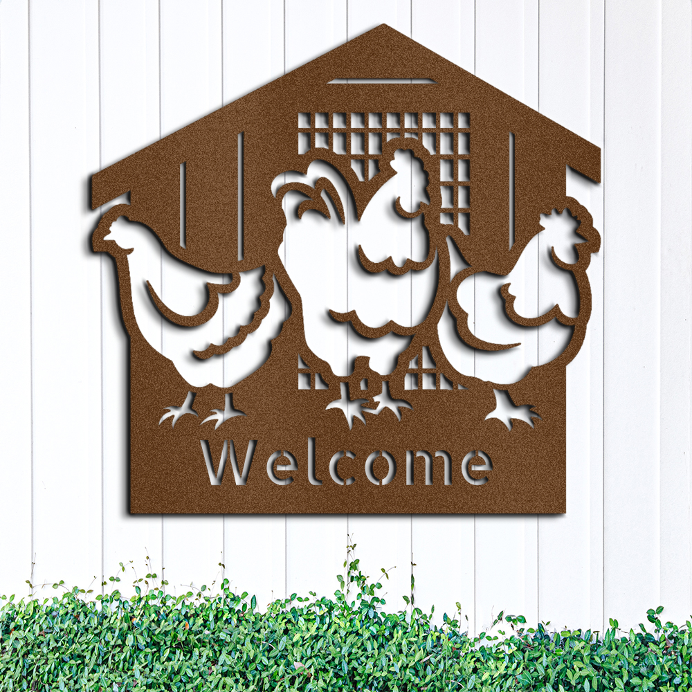 Chicken-coop-custom-metal-wall-sign