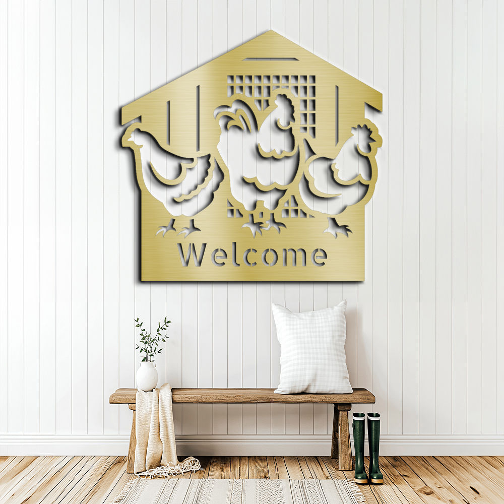 Chicken-coop-custom-metal-wall-sign