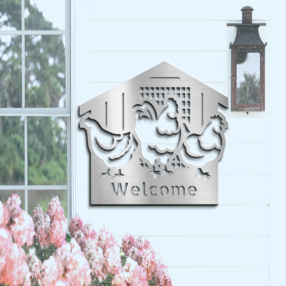 Chicken-coop-custom-metal-wall-sign