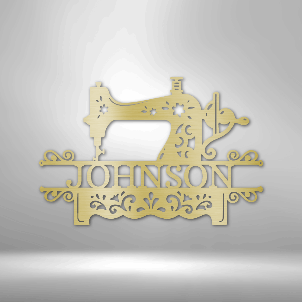 Sewing Machine Monogram