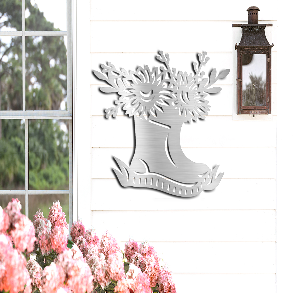 boots-full-of-flowers-metal-decorative-wall-sign