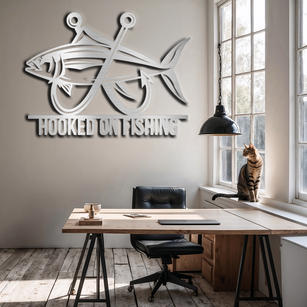 custom-hooked-on-fishing-metal-wall-art
