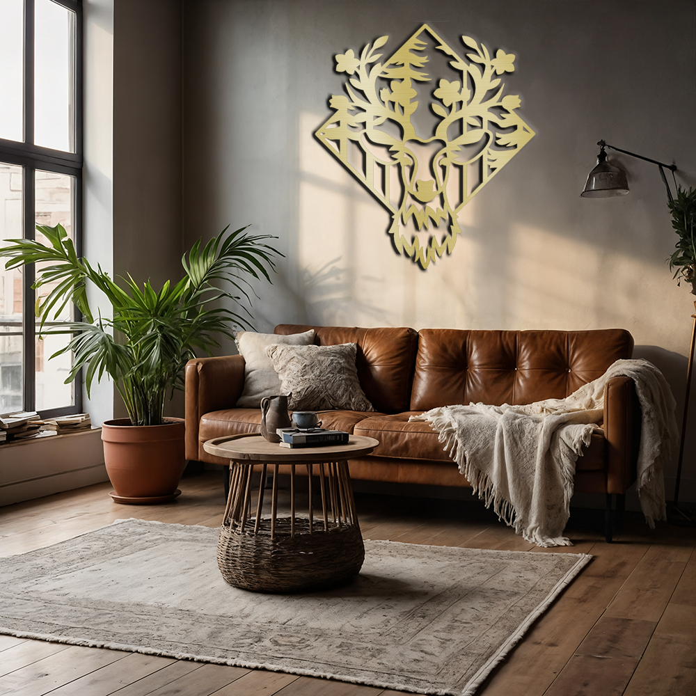 deer-in-the-woods-decorative-metal-sign
