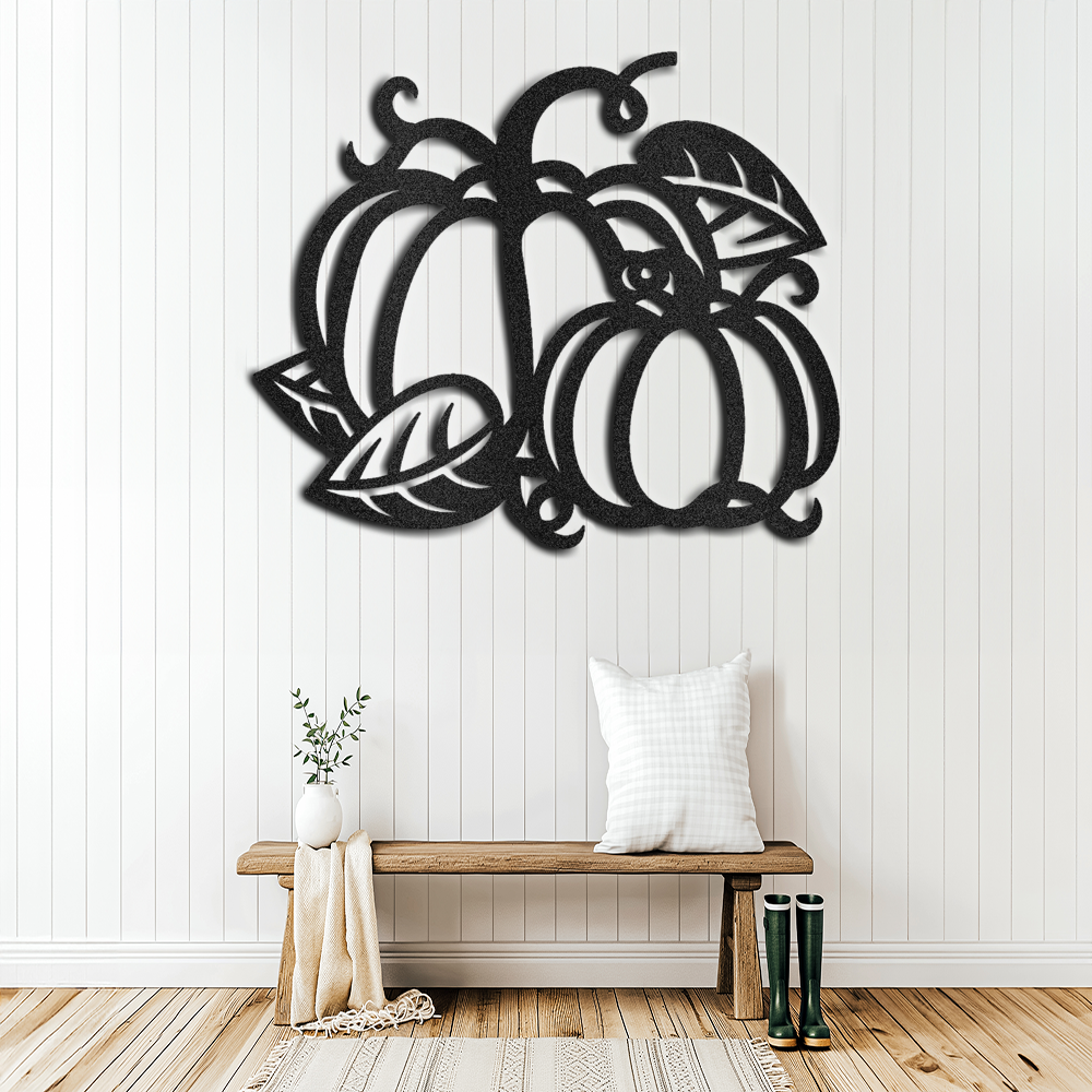 double-pumkins-on-the-vine-metal-wall-decorative-sign