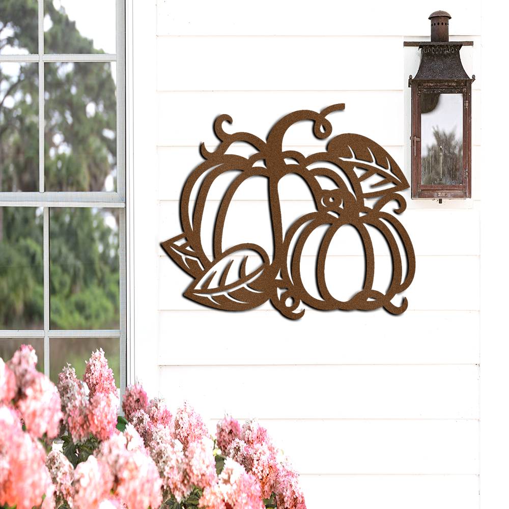 double-pumkins-on-the-vine-metal-wall-decorative-sign