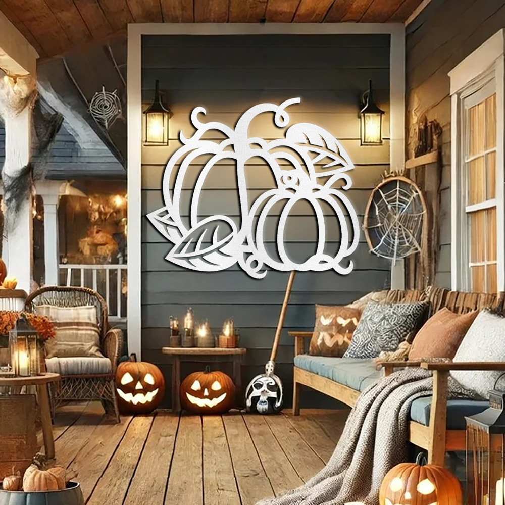 double-pumkins-on-the-vine-metal-wall-decorative-sign