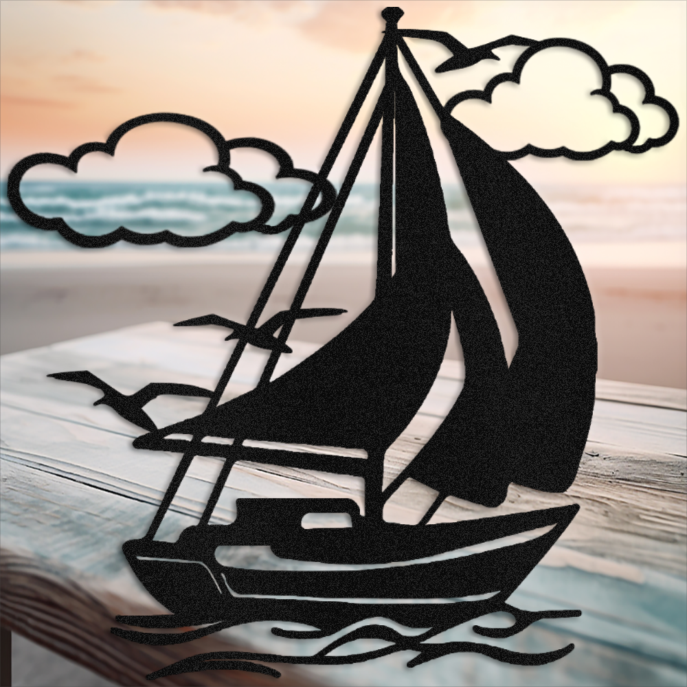 Stunning Metal Wall Art Sailboat: Nautical Decor Masterpiece