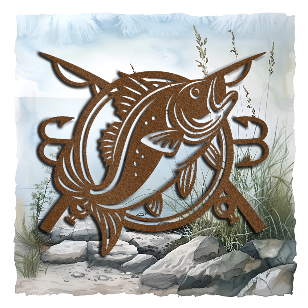 Metal-Fishing-Wall-Art-Fishing_Decor-Metal-Fishing-Sign-_Rustic-fish-Wall-Hanging