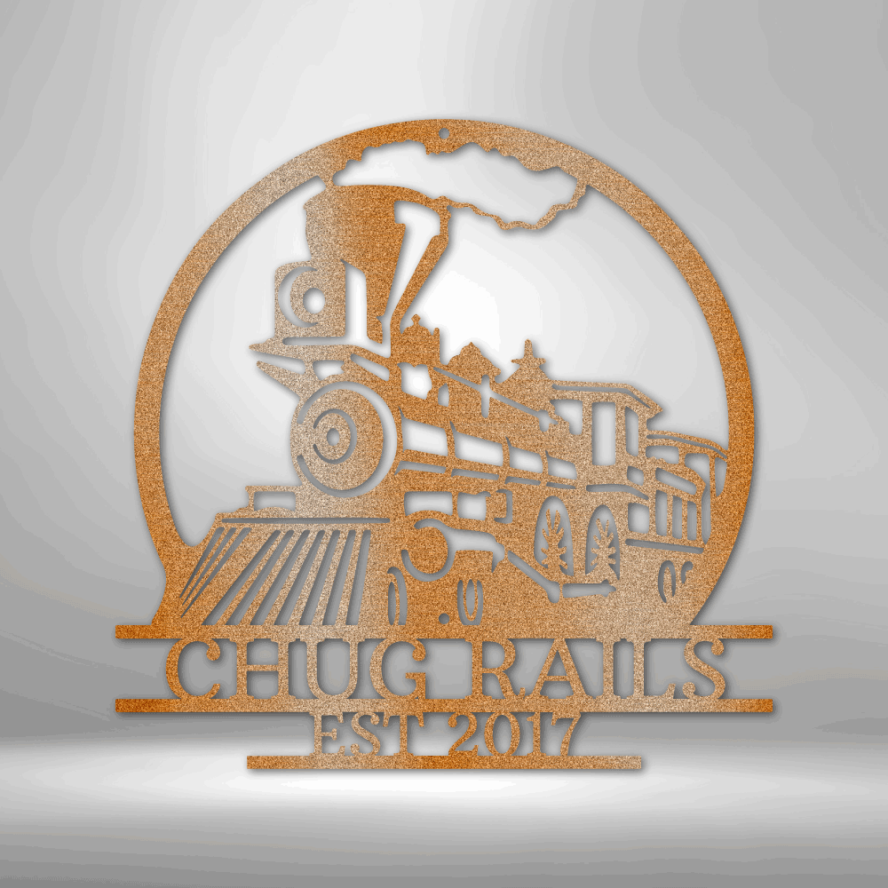Old Fashion Train Monogram