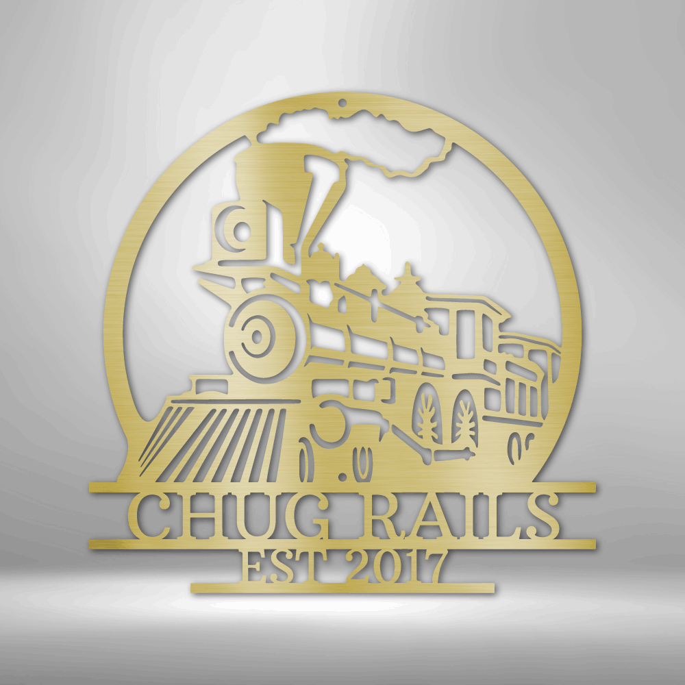 Old Fashion Train Monogram
