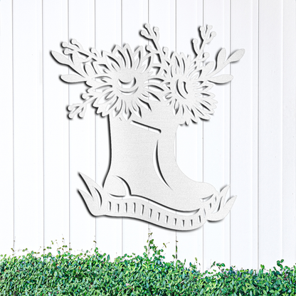 boots-full-of-flowers-metal-decorative-wall-sign