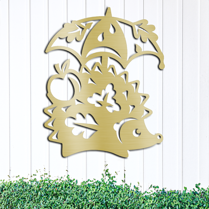 hedgehog-under-an-umbrella-metal-decorative-sign